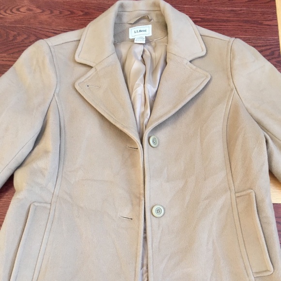 L.L. Bean Lambs Wool Peacoat size 14 Regular - Picture 3 of 6